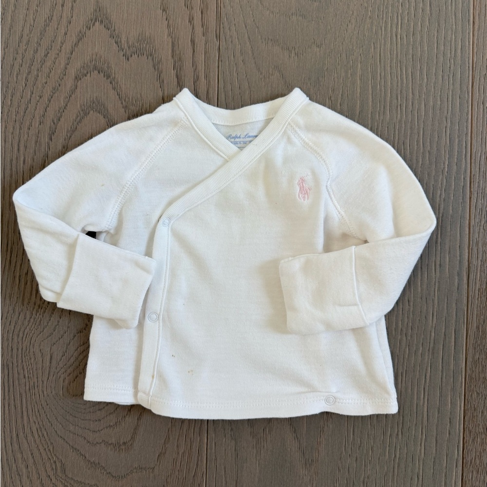 Ralph Lauren Stripped Wrap-Style Girl’s Blouse